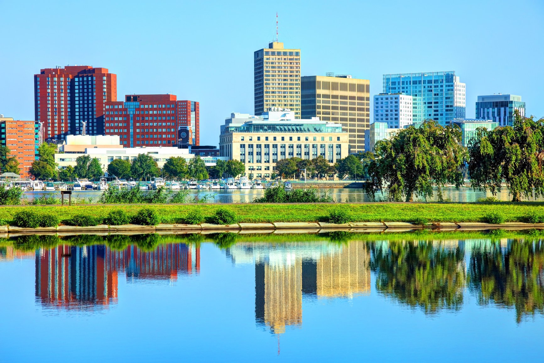 Downtown Cambridge Massachusetts Skyline